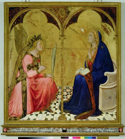 The Annunciation, 1344 by Ambrogio Lorenzetti